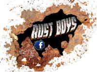 Il logo dei Rust Boys: il buco di ruggine. Creato da Alessio di Felice